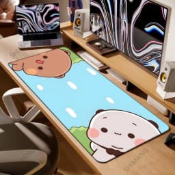 Bubu Dudu Gamer Deskmat Xxl Mouse Pad Anime Computer Table Mat Pc Gaming Accessories Mousepad Large Mats Office Mause Pads Setup