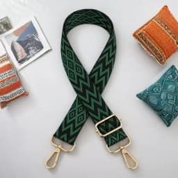 Nylon Shoulder Bag Strap Adjustable Women Crossbody Strap Soft Accessories Replacement Strap Wide Purse Strap Chain Bag Strap
