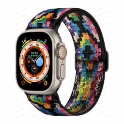 Scrunchie Strap for Apple watch band 40mm 44mm 41mm 45mm 38mm 49mm 45 mm Elastic Nylon bracelet iWatch series 8 se 7 6 5 3 Ultra