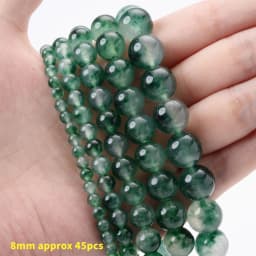 Natural Stone Square Beads Crack Crystals Gem Loose Spacer Cube Beads for Jewelry Making DIY Bracelet Necklace Accessories 6mm