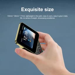 SERVO R18 PRO Rotating Screen Mobile Phone 2G GSM Magic Voice Speed Dial Flashlight Blacklist 2 SIM Standby Side Sliding Phones