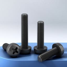Black White PA66 Nylon Phillips Pan Head Screws M2 M2.5 M3 M4 M5 M6 M8 Metric Thread Plastic Insulation Cross Round Head Bolts