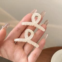Small Size Shark Clip Ponytail Height Fixed Gadget Small Jaw Clip Bang Clip Accessories High Sense Clip Headdress Hairpin Female