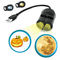 Double lens USB Galaxy Lamp Projector Led Newest Globe Star Moon Night Light for Home Decoration Room Decor Wall Lighting Gift
