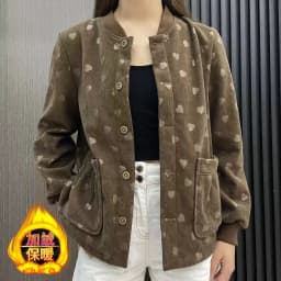 Autumn Winter Fleece Lined Baseball Jacket Loose Slimming Fashionable Versatile Women's Cotton Jacket Korean Style Commute