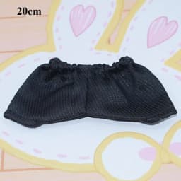 20CM Cotton Doll Clothes Pants Candy Color Denim Shorts Versatile Casual Wears Jeans Trousers For Idol Dolls Accessories Toys