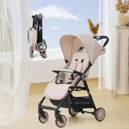 Portable Baby Stroller Lightweight Foldable Sit-Lie down Mesh Design Cool Breathable for Comfortable Riding