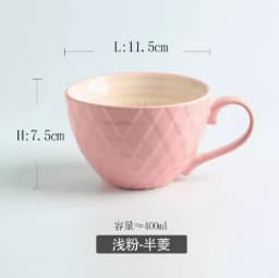 European Style Ceramic Coffee Cups Milk Tea Breakfast Mug Cappuccino Flower Cups Latte Kitchen Tableware High-grade