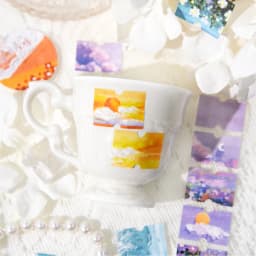 Journal GO 3x200cm Travel Notes Tape Stickers for Collage Junk Journal Scrapbooking Traveling Decor Masking Tape Decals