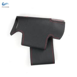 Car Steering Wheel Cover Trim For BMW 5 Series E60 E61 2004 - 2009 Perforated Microfiber Leather Braid w/ Needles & Threads Kits