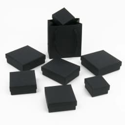 Square Jewelry Display Gifts Box Black Organizer Engagement for Ring Earring Brooch Necklace Bracelet Packaging Boxes