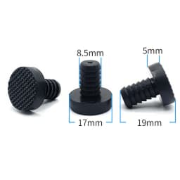 10 or 5Pcs Glass Top Table Furniture Embedded Bumper Rubber Grippers Furniture Hole Plug Cover Push in Foot Pad Floor Protector