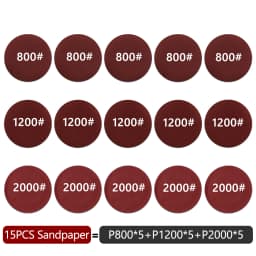 Car Polishing Sponge Pad Kit Wool Waxing Buffing Sponge Abrasive Disc Sandpaper For Sanding Headlight Refurbish Auto Detailing