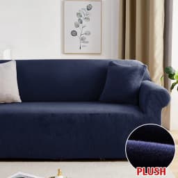 Plush Fabric Sofa Covers for Living Room 1/2/3/4 Seats Elastic Stretch Couch Cover L Shaped Sofa Slipcover Furniture Protector