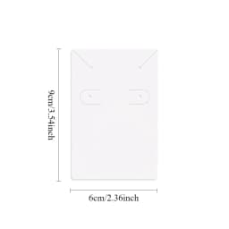50pcs 6x9cm Self-adhesive Plastic Cello Bag Earrings Display Necklace KeyChain Cards For DIY Making Jewelry Packaging Cardboard