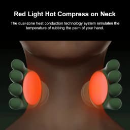 Wireless Neck Cervical Trapezius Kneading Massage Shawl 4D Bionic Finger Neck Shoulder Massager Brushless Motor Neck Masajeador