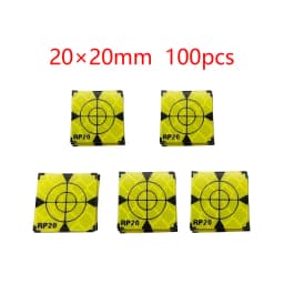 100pcs Size 60x60 20 30 40 50mm Reflector Sheet For Total Station Survey Geography Fluorescent Green Triangle Reflective Sticker