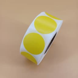5cm Color Thermal Label Circle Self-adhesive Sticker 6cm Roll Sticker Label Direct Thermal Label for Logo Product Label QR Code