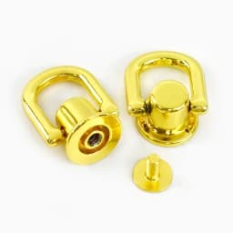 4/10/20Pcs 10mm Metal D Ring Screw Rivet Stud Bag Side Hanger Strap Chain Connector for Handbag Purse DIY Hardware Accessories