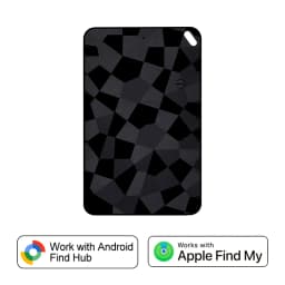 Dual System Wallet Tracker Card Smart Location Tag Anti-Lost GPS Tracker Item Finder Works With Google Find Hub & Apple Find My