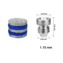 New Foam Cannon Orifice Nozzle Tips and Foam Maker Mesh Filter 0.9MM to 1.4MM Foam Generator For Washing Automotive