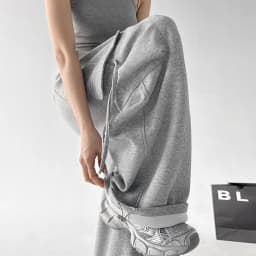 American Hip-hop Cargo Tooling Sweatpants Big Pocket Streamer Wide Leg Pants Women Baggy Pants