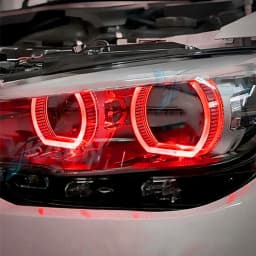 Yellow LED Angel Eyes DRL Chips Board For 2015-2019 BMW 1 Series F20 F21 LCI LED Headlight Daytime Running Light Amber Blue Red