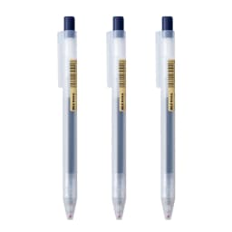 0.5mm Press Gel Pen Blue/Black/Dark Blue/red Ink MUJIs Refills Rod Handle Ballpoint School Office Student Writing Stationery
