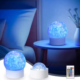 16 Colors Starry Sky Projector Light LED Night Light with Remote Control USB Plug Auto Rotate for Home Room Party Ceiling Decor
