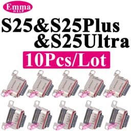 10Pcs Original Charging Port For Samsung S26 S25 S24 23 Ultra S22 S21 Plus S25 FE A34 A52 A53 A54 A56 Charger Connector Dock