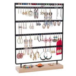 5-Tier Earring Display Stand Organizer Holder with 100 Holes Jewelry Tree Rack for Girls Storage for Earrings