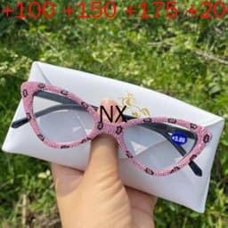 mincl Cat Eye Crystal Rhinestone Reading Glasses for Women Sparkling Eyewear Frames Female Trendy bling Diamond Reader NX
