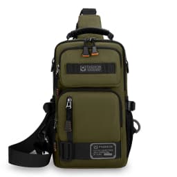 Neutral Functional Fashionable Crossbody Bag - Chest Bag, Single Shoulder, Adjustable Shoulder Strap, Perfect for Travel and Dai