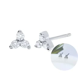 925 Sterling Silver Ear Needle White Zircon Silver Series Earrings ins Tassel Pendant Hoop Earrings For Women Advanced Jewelry