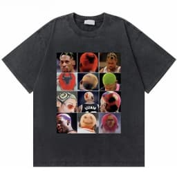 Washed Vintage The Worm Dennis Rodman I'm Back T-shirt Men Women Fashion Hip Hop Oversized T Shirts Male Rock Retro Streetwear