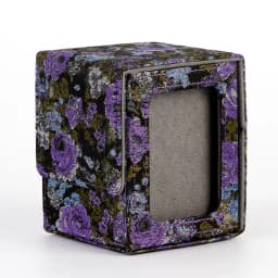 100+ Trading Card Deck Box Holder With Display Window Flower Series TCG Game Magnetic Closure Card Organizer Storage Box Gift