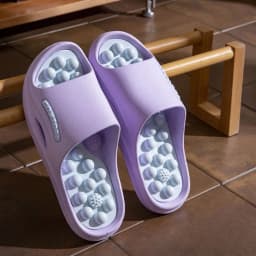 Casual Non-slip EVA Thick Sole Slippers Summer Style Foot Acupressure Massage Slippers Comfort Bathroom Slippers Summer Outdoor