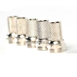 50PCS/Set High Quality RG6 F Type Coaxial RF/AV Signal Cable Connector Terminals Plugs
