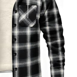 Plus Fleece Warm Plaid Hooded Jacket Men Y2K Street Loose Cardigan Hoodies Man Autumn Winter Thicken Single Breasted Casual Coat