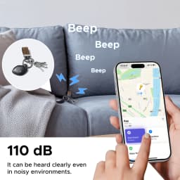 UGREEN FineTrack Mini Duo 2-in-1 Global Positioning Tracker, Smart Bluetooth Item Locator,Anti-Lost Tag for Bags, Keys