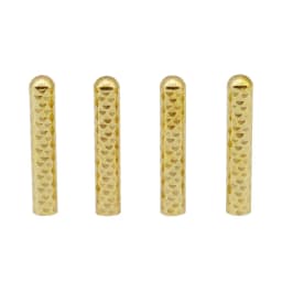 4pcs/1Set New 4x22mm Crescent Close Mouth Type Shoelaces Metal Aglets Tips DIY Seamless Clothing Laces End Head Shoe Decorations
