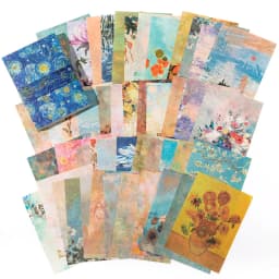 100 pcs Vintage material Diary Album background paper DIY decoration colored paper Scrapbooking Junk Journal Stationery Supplies