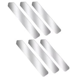 1-6Pcs Metal Flat Soft Blade Crowbar Pry Opener Repair Kit for Mobile Phone Broken Screen Glue Removal Battery Opening Tools