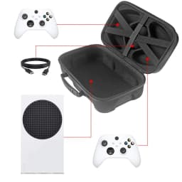 Portable Shockproof Storage Bag Compatible with Xbox Series S Game Console EVA Hard Carrying Case For Xbox Series S Accessories