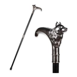 Wolf-Head Luxury Walking Stick Canes Men 2025 Fashion Decorative Walking Stick Women Fashionable Cane Vintage Walking Cane Stick