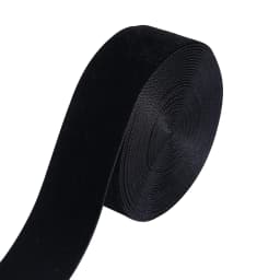 5-10Yards Black Velvet Ribbon Roll Single-Sided Flocked Ribbon for DIY Crafts Sewing Hair Accessories Gift Wrapping and Jewelry