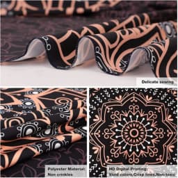 VIKAMA Psychedelic Skull Mushroom Tapestry Gradient Music Party Room Psychedelic Theme Unique Living Room Decor