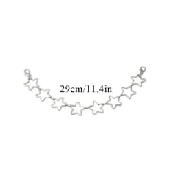Multi-layer Metal Bag Chain DIY Handles Heart Star Pendant Shoulder Bag Chain DIY Jewelry Accessory With Lobster Buckle Pendant