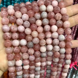 6 8 10MM Natural Stone Jade Chalcedony Round Multicolors Loose Beads For Jewelry Making Diy Charm Bracelets Necklace Accessories