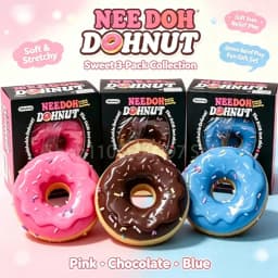 NeeDoh Is Non-Edible Squishy Sensory Toy. It Stretches to Ease Tension, Relieve Stress and Soothe Mood